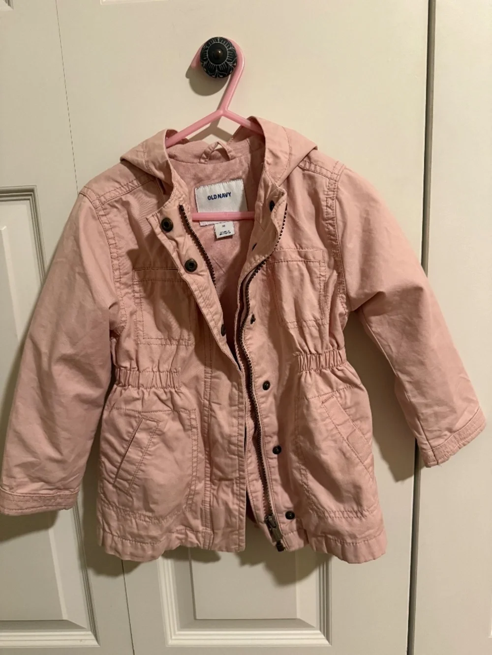 Old navy girls 3T light pink coat with lining